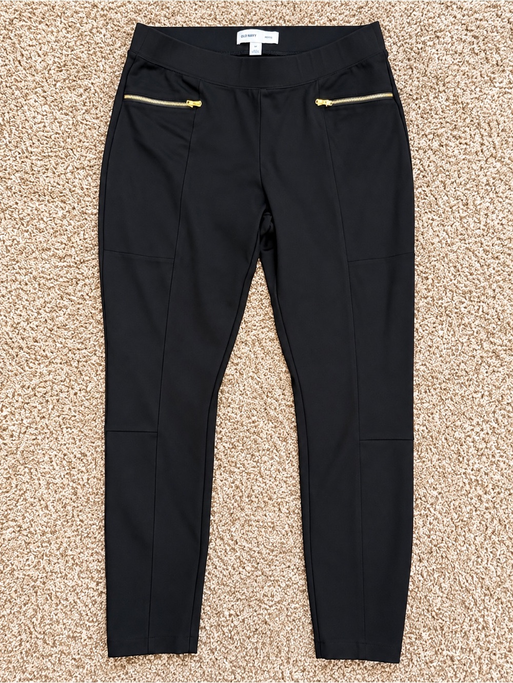 Black Women’s Stretch Zip Pocket Pants